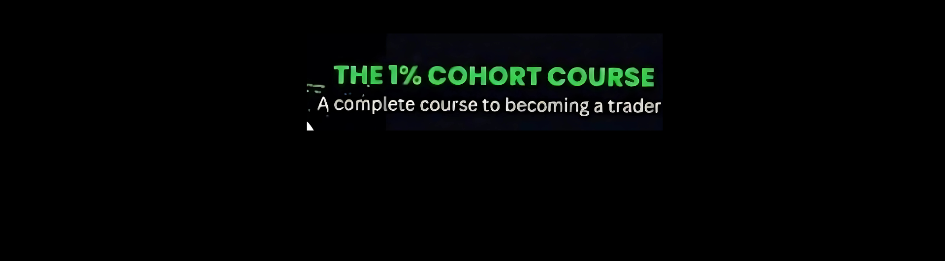 Trade with Sidhant – The 1% Cohort